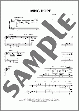 Living Hope (arr. Mark Hayes)(Phil Wickham) 楽譜 ピアノ（ソロ） ダウンロード