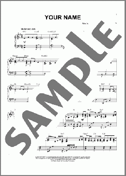 Your Name (arr. Mark Hayes)(Paul Baloche/Phillips, Craig & Dean) 楽譜 ピアノ（ソロ） ダウンロード