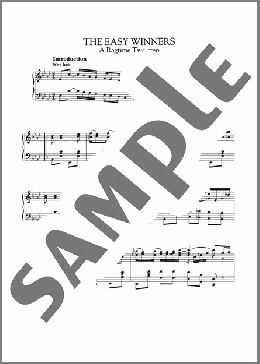 The Easy Winners(Scott Joplin) 楽譜 ピアノ（ソロ） ダウンロード
