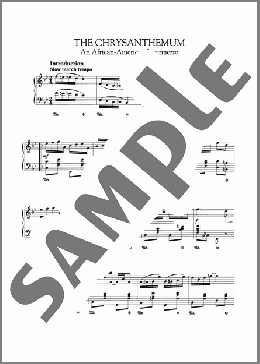 The Chrysanthemum(Scott Joplin) 楽譜 ピアノ（ソロ） ダウンロード