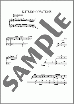 Elite Syncopations(Scott Joplin) 楽譜 ピアノ（ソロ） ダウンロード