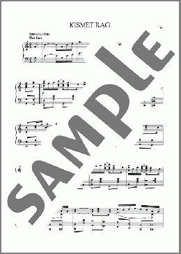 Kismet Rag(Scott Joplin/Scott Hayden) 楽譜 ピアノ（ソロ） ダウンロード