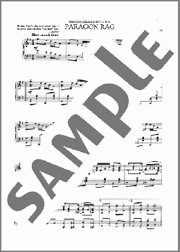 Paragon Rag(Scott Joplin) 楽譜 ピアノ（ソロ） ダウンロード