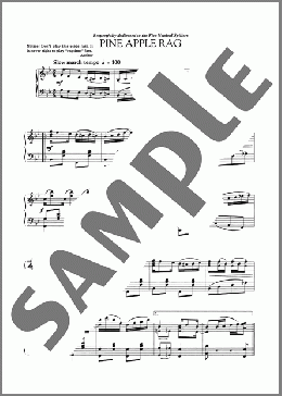 Pine Apple Rag(Scott Joplin) 楽譜 ピアノ（ソロ） ダウンロード