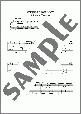 Weeping Willow(Scott Joplin) 楽譜 ピアノ（ソロ） ダウンロード