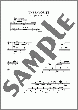 The Favorite(Scott Joplin) 楽譜 ピアノ（ソロ） ダウンロード