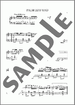Palm Leaf Rag(Scott Joplin) 楽譜 ピアノ（ソロ） ダウンロード