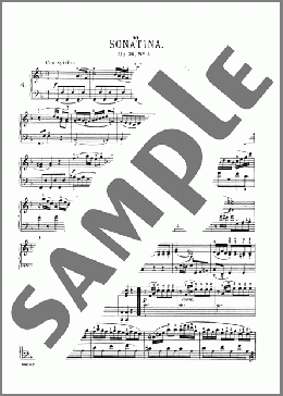 Sonatina In F Major, Op. 36, No. 4(Muzio Clementi) 楽譜 ピアノ（ソロ） ダウンロード