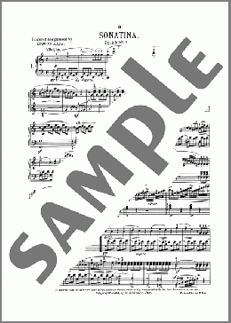 Sonatina In C Major, Op. 20, No. 1(Friedrich Kuhlau) 楽譜 ピアノ（ソロ） ダウンロード