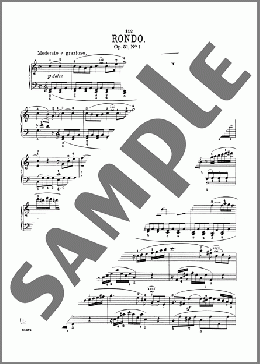 Rondo In C Major, Op. 51, No. 1(Ludwig Van Beethoven) 楽譜 ピアノ（ソロ） ダウンロード