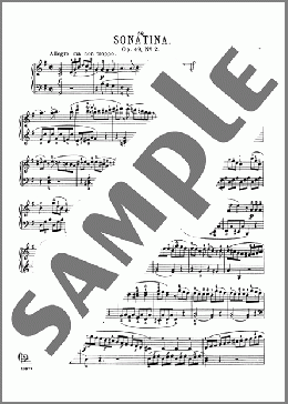 Sonatina In G Major, Op. 49, No. 2(Ludwig Van Beethoven) 楽譜 ピアノ（ソロ） ダウンロード