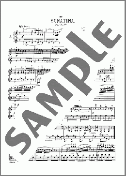 Sonatina In C Major, Op. 36, No. 3(Muzio Clementi) 楽譜 ピアノ（ソロ） ダウンロード