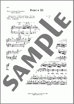 Sonata In D Major, K. 311(Wolfgang Amadeus Mozart) 楽譜 ピアノ（ソロ） ダウンロード
