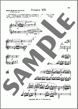 Sonata In B-Flat Major, K. 498a(Wolfgang Amadeus Mozart) 楽譜 ピアノ（ソロ） ダウンロード