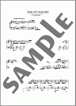 The Sycamore(Scott Joplin) 楽譜 ピアノ（ソロ） ダウンロード