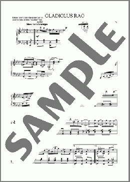 Gladiolus Rag(Scott Joplin) 楽譜 ピアノ（ソロ） ダウンロード