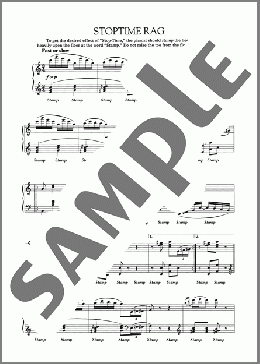Stoptime Rag(Scott Joplin) 楽譜 ピアノ（ソロ） ダウンロード
