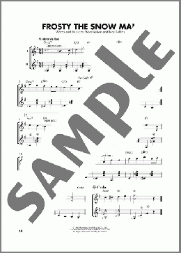 Frosty The Snow Man (arr. Mark Phillips)(Jack Rollins/Steve Nelson) 楽譜 ギター（ソロ） ダウンロード