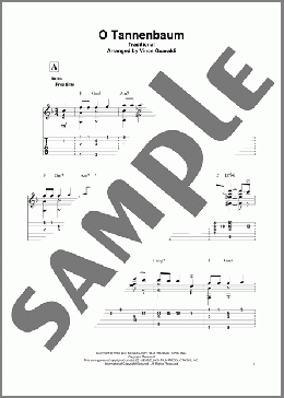 O Tannenbaum (from A Charlie Brown Christmas)(Traditional) 楽譜 ギター（その他） ダウンロード