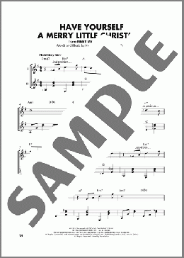 Have Yourself A Merry Little Christmas (arr. Mark Phillips)(Hugh Martin/Ralph Blane) 楽譜 ギター（ソロ） ダウンロード