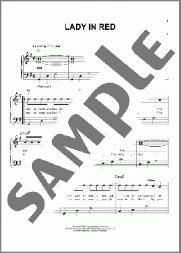 The Lady In Red (arr. Phillip Keveren)(Chris de Burgh) 楽譜 ピアノ（ソロ） ダウンロード