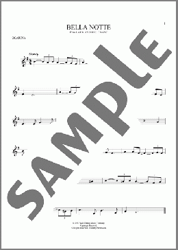 Bella Notte (from Lady And The Tramp)(Peggy Lee) 楽譜 その他 ダウンロード