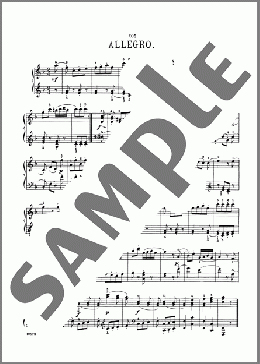 Allegro In F Major(Franz Joseph Haydn) 楽譜 ピアノ（ソロ） ダウンロード