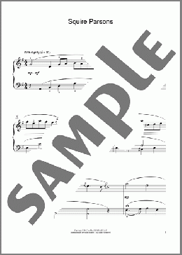 Squire Parsons (arr. June Armstrong)(Turlough O'Carolan) 楽譜 ピアノ（ソロ） ダウンロード