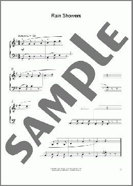 Rain Showers (arr. Mika Goto)(Shinpei Nakayama) 楽譜 ピアノ（ソロ） ダウンロード