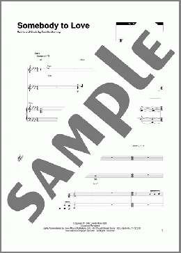 Somebody To Love(Queen) 楽譜 その他 ダウンロード