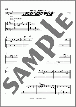 Lucky Southern (solo only)(Keith Jarrett) 楽譜 その他 ダウンロード