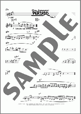 Perdido (solo only)(Paul Gonsalves) 楽譜 その他 ダウンロード