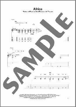 Africa (arr. Ben Pila)(Toto) 楽譜 ギター（その他） ダウンロード