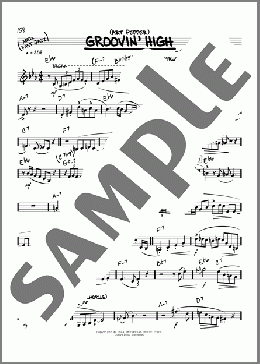 Groovin' High(Art Pepper) 楽譜 その他 ダウンロード