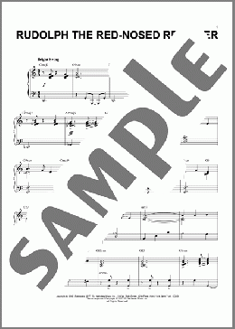 Rudolph The Red-Nosed Reindeer [Jazz version] (arr. Brent Edstrom)(Johnny Marks) 楽譜 ピアノ（ソロ） ダウンロード