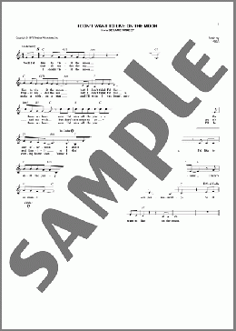 I Don't Want To Live On The Moon (from Sesame Street)(Jeff Moss) 楽譜 その他 ダウンロード