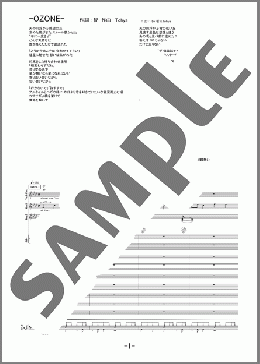 -OZONE-(vistlip) 楽譜 バンドスコア 中級 ダウンロード