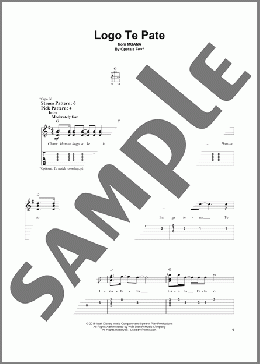 Logo Te Pate (from Moana)(Opetaia Foa'i) 楽譜 ギター（ソロ） ダウンロード