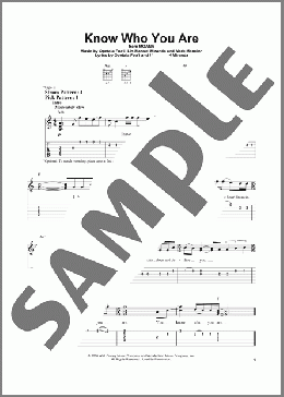 Know Who You Are (from Moana)(Mark Mancina/Lin-Manuel Miranda/Opetaia Foa'i) 楽譜 ギター（ソロ） ダウンロード