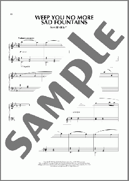Weep You No More Sad Fountains (from Sense And Sensibility) (arr. Phillip Keveren)(Patrick Doyle) 楽譜 ピアノ（ソロ） ダウンロード