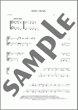 Easy On Me(Adele) 楽譜 その他 ダウンロード