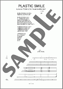 PLASTIC SMILE(BRAHMAN) 楽譜 バンドスコア 中級 ダウンロード