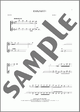 Dynamite(BTS) 楽譜 その他 ダウンロード