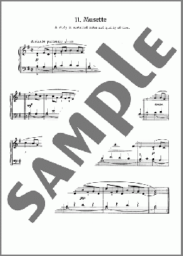 Musette In G Major, BWV 808(Johann Sebastian Bach) 楽譜 ピアノ（ソロ） ダウンロード