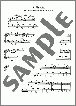 Musette In D Major, BWV Appendix 126(Johann Sebastian Bach) 楽譜 ピアノ（ソロ） ダウンロード
