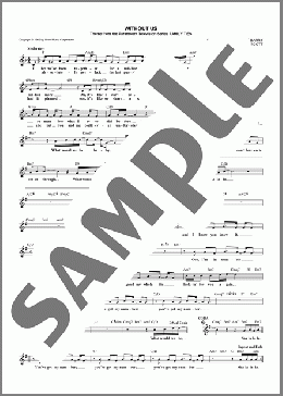 Without Us (from Family Ties)(Tom Scott/Jeff Barry) 楽譜 その他 ダウンロード