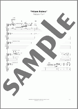 Milam Palmo(Robben Ford) 楽譜 ギター（ソロ） ダウンロード