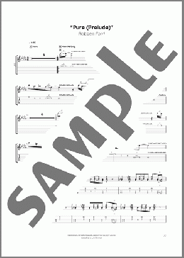 Pure (Prelude)(Robben Ford) 楽譜 ギター（ソロ） ダウンロード