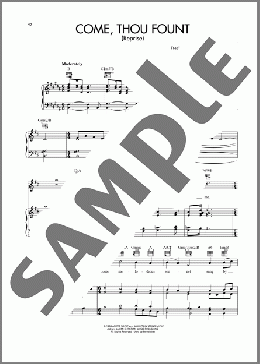 Come, Thou Fount (Reprise)(Twila Paris) 楽譜 ピアノ & ボーカル & ギター ダウンロード