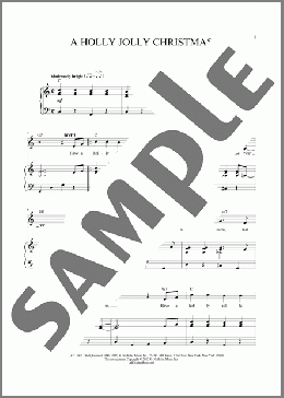 A Holly Jolly Christmas(Johnny Marks) 楽譜 その他 ダウンロード
